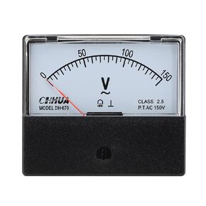 Analog Voltmeter DH-670 AC 0-150V Panel Volt Meter Gauge Voltage Tester for Circuit Testing Mechanical Equipment