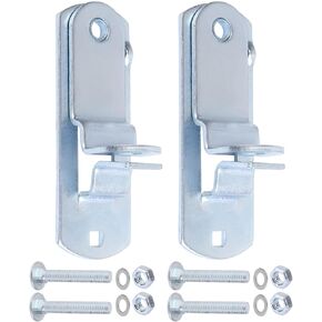 Enclosed Cargo Trailer Door Latch, Trailer Door & Ramp Locking Hasp, Cam Lock Latch Keeper with Screws and Nuts, Cam Bar Lock Assembly for Side and Tailgate Door Enclosed Trailer - 2 Pack
