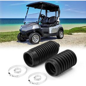 Jerbor Golf Cart Steering Bellows with Cable Tie for Club Car DS Gas and Electric Driver Passenger Combo, for 1013035 101880001