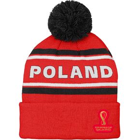 Outerstuff Unisex Youth FIFA World Cup Country Premium Bobble Cuff Pom Hat