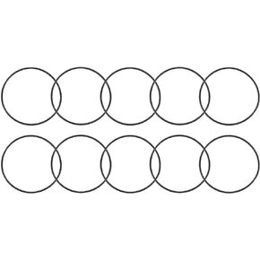 uxcell Nitrile Rubber O-Rings, 34mm OD 32mm ID 1mm Width, Metric Sealing Gasket, Pack of 10