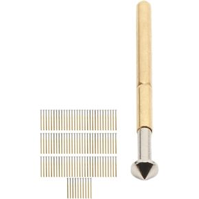 100 Pcs Probe Pins Tapered Test Needle Spring Loaded Pin Head Type P156‑E Test Probe Pogo Pin Electronic Component Test Accessory