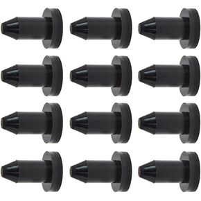 12 Pcs Push in Kayak Drain Plug,Boat Plug,Rubber Scupper Plugs Drain Holes Stopper Bung for Pelican,Sun Dolphin Kayaks,Pedal Kayak,Drain Replacement for Most Fishing Boats Kayak, Kayak Accessories