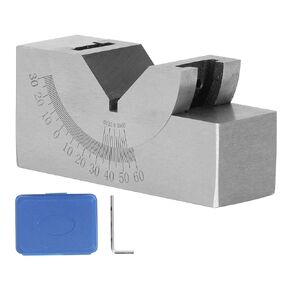 Micro Adjustable Angle Gauge Alloy Steel High Accuracy Angle V Block for Milling Machine
