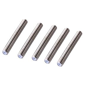 5pcs 3D Printer Extruder Tubes Stainless Steel M6 Nozzle Throat PTFE Tube for 3D Printer MK8 Extruder 1.75mm (M6x50mm)
