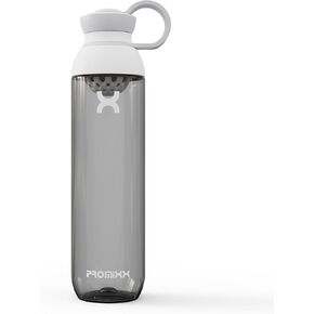 Promixx FORM Water Bottle New Edition - Premium Large Water Bottles for Hydration, Infusions and Supplements - Lifetime Durability, Leakproof Water Bottle BPA Free - 26oz / 760ml, Ceramic White