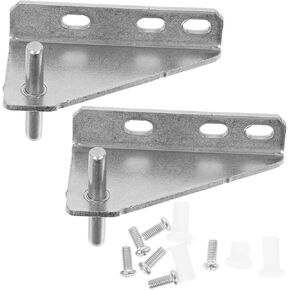 2pcs Fridge Hinges Refrigerator Hinges Freezer Door Hinge Replacement Fridge Hinge Small Fridge Hinge Fridge Supply Repairing Freezer Hinge Xiaobing Stainless Steel Household S01 35mm