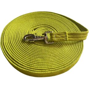 Horse Training Lunge Line with Alloy Trigger Buckle for Accurate Equestrian Training of 32.8 ft(10 Meters)-Light Green