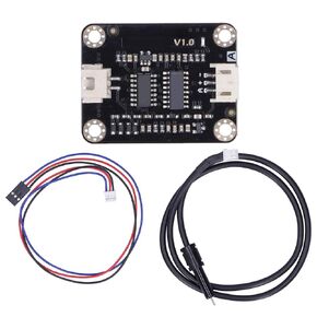 TDS Meter Sensor Module for Water Quality Monitoring, 3.3V-5.5V Conductivity Analog Sensor Compatible for Arduino, Dual Probe XH2.54-3Pin/2P Jumper Wire