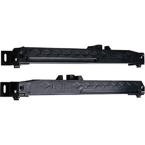National Hardware N700-112 Interior Sliding Barn Door Hardware Soft Close Kit, Matte Black