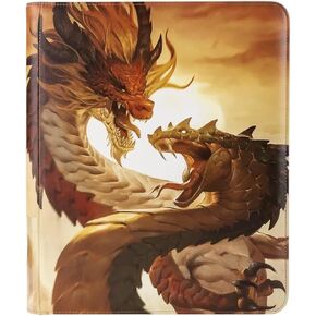 Dragon Shield Card Binder - Card Codex Zipster: Wood Snake 2025-360CT Sideloading Pages - Compatible with Pokemon, Yugioh, Magic The Gathering, MTG TCG OCG & Hockey Cards