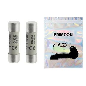 2 Pcs C14G50 Fuse 50A 400V 14x51mm Cylindrical Fuse