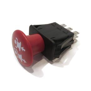 Craftsman PTO SWITCH, 1-Way, 1-Ton, Push Button, Metal, Normally Open, 2 Pin, Panel Mount, IP65, 1 Count, G434G14