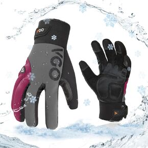 Vgo... -20℃/-4°F Winter Work Gloves for Women, Cold Weather Waterproof Work Gloves(SL8777FW-FM)