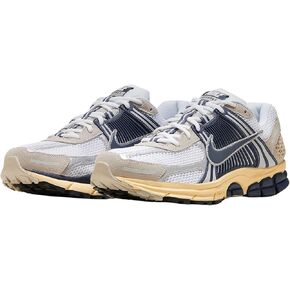 Nike Zoom Vomero 5 Men's Shoes (HF4259-100, White/Cream II/Metallic Platinum/Thunder Blue)