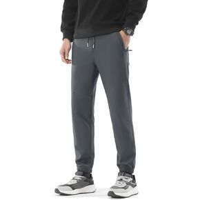 الرجال الشتاء في الهواء الطلق سراويل للسير على الأقدام قصيرة طول 27-30 "طارد المياه سوفتشيل الصوف مبطن Sweatpants الدافئة in Kuwait