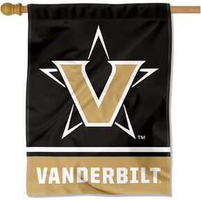 Vanderbilt Commodores Wordmark Logo House Flag Banner
