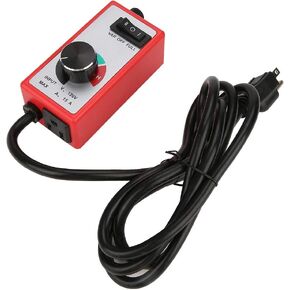 Router Speed Controller, 120V AC Motor Speed Controller Router Fan Variable Speed Controller Governor Electric Motor Rheostat Red