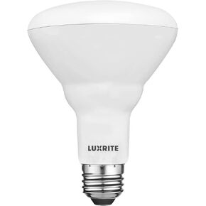 LUXRITE BR30 LED Light Bulb, 8.5W (65W Equivalent), 3000K Soft White, 650 Lumens, Energy Star, Dimmable, Damp Rated, LED Flood Light Bulb, UL Listed, E26 Medium Base