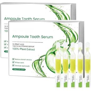 Ampoule Toothpaste, Ampoule Tooth Serum, Ampoule Essence Toothpaste, 3v Fruit Acid Teeth Essence, Fresh Breath(2 boxes-20pcs)