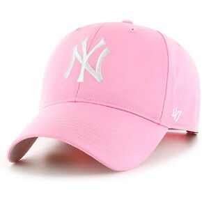 47 New York Yankees Hat Toddler Boys Girls (1-4 Years) MVP Adjustable Baseball Cap, Rose Pink, One Size