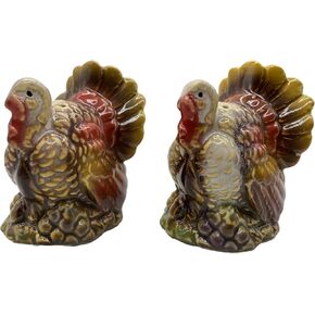 Salt and Pepper Shakers, 2-Piece Set | Spice Dispenser Storage Canisters (Turkey)