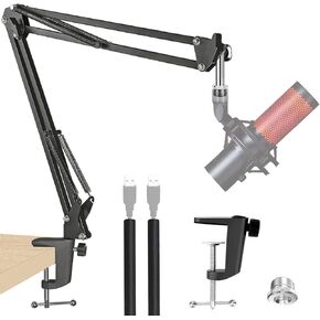 Mic Arm for HyperX QuadCast2 - Professional Boom Arm Compatible with HyperX QuadCast 2 and QuadCast Microphone
