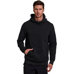 RBX Active Men's Hoodie with Pocket, Cotton Blend Fleece Sweatshirt for Men Pullover Running Hoodie with Adjustable Neckline