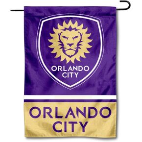 WinCraft Orlando City Soccer Club Double Sided Garden Flag