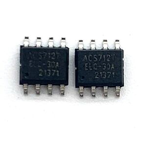 2PCS ACS712ELCTR-30A-T SOP8 Sensor Current 30A 5V BI Voltage Isolation