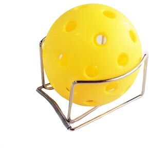 Pickleball Tennis Ball Holder-Waist Clip عقد كرة للدورات التدريبية مناسبة الحجم الفضي ألوان حزمة من أحد