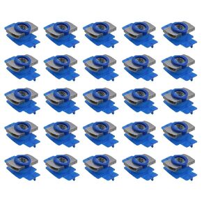 Semetall 30pcs Nylon Strut Cone Nut ، 3/8 بوصة ضغط القناة لأنظمة دعم قناة الدعامة تصاعد الألواح الشمسية