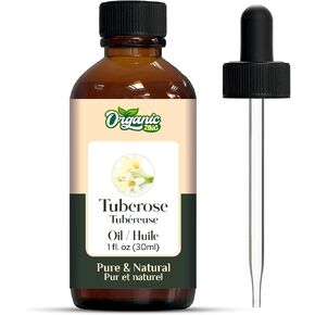 Tuberose (Polianthes tuberosa) Oil | Pure & Natural Essential Oil for Aroma, Diffusers, Skincare & Haircare- 30ml/1.01fl oz