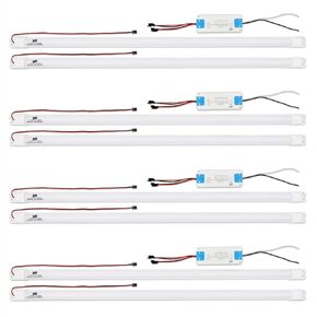 4FT LED Retrofit Kit,Recessed Fluorescent Light Retrofit Super Bright LED Light,Panel Light,Troffer Quick Repair and Retrofit LED Kit,No Professional Tools Required,36w,5000K White Light (4 Pack)