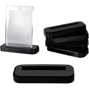 5 Pack of One-Touch Magnetic Card Bottom Base Trading Card Stand Protector Card Sleeves Protector Case Base for Trading Card Holder Case Standard Cards, Sports Cards and Display (100-130pt Holder)