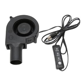 97mm Blower Cooling Fan, 5V DC 3800RPM 22 CFM USB Cooler, 3 Speed Mode Brushless Turbine Cooling Fan for DIY Computer Case Mining Server 3D Printers