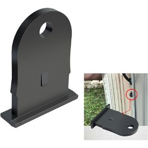 Outdoor Resin Shed Hasp Latch Plastic Hasp Latch Replacement for The Rubbermaid Outdoor Resin Shed Hasp Latch,Black 1pcs