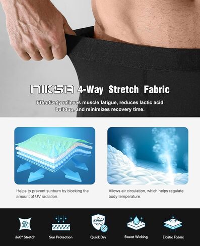 شورت Niksa للدراجات الرجال ، الطريق ثلاثي الأبعاد على الطريق وسروال دراجة جبلية ، تنفس وجاف سريع مع 3 جيوب دورة قصيرة xx-large أسود in Kuwait