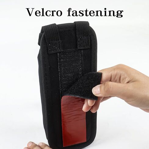 Klmnop 2 حزمة حامل حريق حريق ، حامل مطفأة حريق السيارة ، حقيبة مطفأة حريق متعددة الوظائف لمقعد السيارة (أسود) in Kuwait