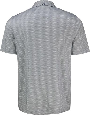 Cutter & Buck Pike Eco Shadow Check Print Recycled Mens Polo in Kuwait