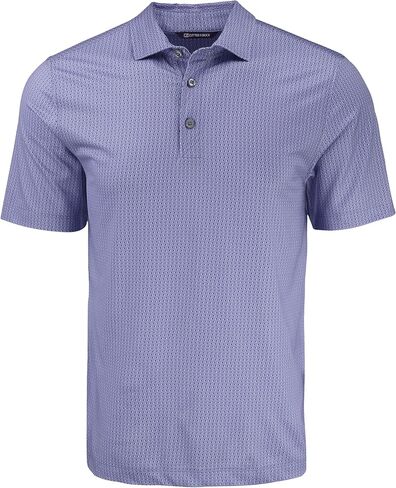 Cutter & Buck Pike Eco Shadow Check Print Recycled Mens Polo in Kuwait