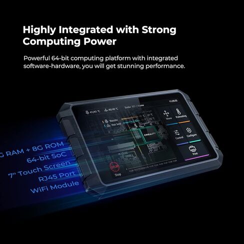 Creality Sonic Pad Klipper ، 7 بوصة شاشة تعمل باللمس 3D الطابعة إكسسوارات ذكية وسادة ذكية بناءً in Kuwait