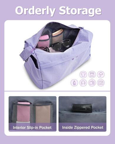 Small Gym Bag for Women with Shoe Compartment Sports Duffle Bag Men with Wet Pocket and Bottle Pocket Lightweight for Travel Workout, Black in Saudi Arabia