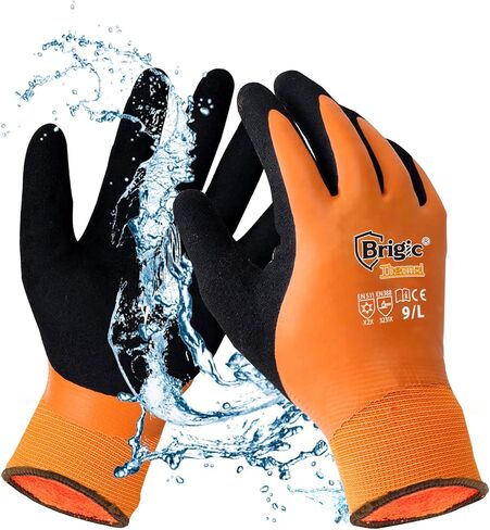 Winter Work Gloves for Men, Waterproof Work Gloves for Cold Weather, Insulated Freezer Gloves, Keep Working at 0℃/32℉ in Saudi Arabia