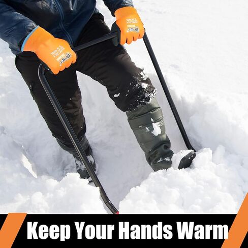 Winter Work Gloves for Men, Waterproof Work Gloves for Cold Weather, Insulated Freezer Gloves, Keep Working at 0℃/32℉ in Saudi Arabia