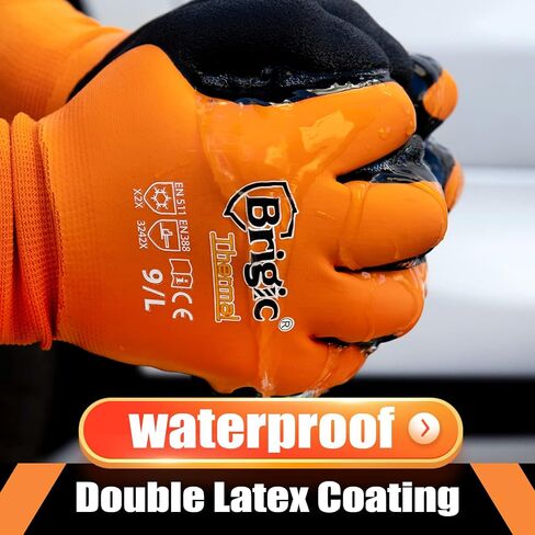Winter Work Gloves for Men, Waterproof Work Gloves for Cold Weather, Insulated Freezer Gloves, Keep Working at 0℃/32℉ in Saudi Arabia