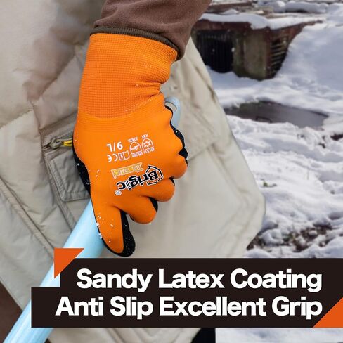 Winter Work Gloves for Men, Waterproof Work Gloves for Cold Weather, Insulated Freezer Gloves, Keep Working at 0℃/32℉ in Saudi Arabia