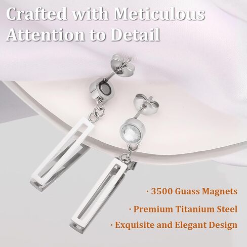 BioMag Lymphatic Drainage Earrings for Women, Magnetic Therapy Earrings, Fashion Jewelry Present For Women in Kuwait