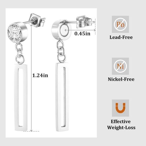 BioMag Lymphatic Drainage Earrings for Women, Magnetic Therapy Earrings, Fashion Jewelry Present For Women in Kuwait
