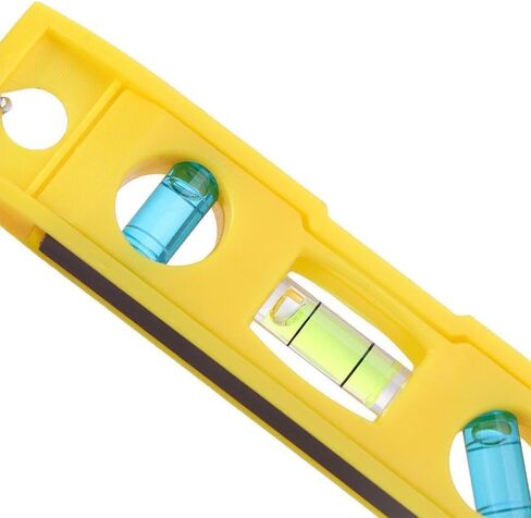 المستوى الأصفر ، 3 دقة مستوى الفقاعة الدقة الأفقية أداة القياس الأفقية مع سلسلة المفاتيح لأداة النجارة ، سلسلة مفاتيح السيارات in Kuwait